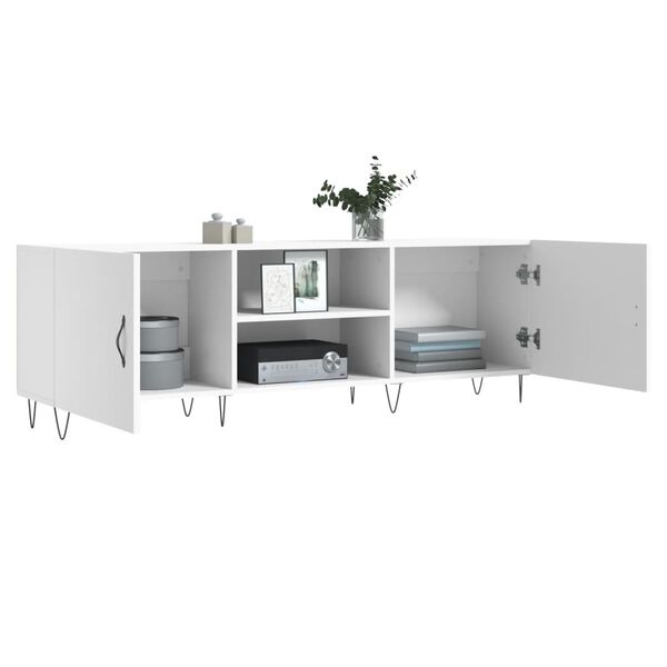 vidaXL TV Cabinet White 150x30x50 cm Engineered Wood