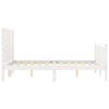 vidaXL Bed Frame without Mattress White 140x200 cm Solid Wood Pine