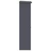 vidaXL Parcel Drop Box with Door Anthracite 44.5 x 29 x 110.5 cm Steel