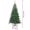 vidaXL Christmas Tree with 300 LEDs with Stand Green 240 cm PVC