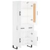 vidaXL Highboard White 69.5x34x180 cm Engineered Wood