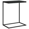 vidaXL Side Table Black 55x35x66 cm Engineered Wood