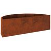 vidaXL Planter Rusty 120 x 60 x 35 cm Weathering Steel