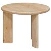 vidaXL Nesting Coffee Tables 3 pcs Black Solid Mango Wood