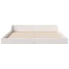 vidaXL Bed Frame White 120 x 200 cm Solid Pine Wood