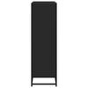 vidaXL Bookcase Black 97.5x33x107.5 cm Engineered Wood and Metal