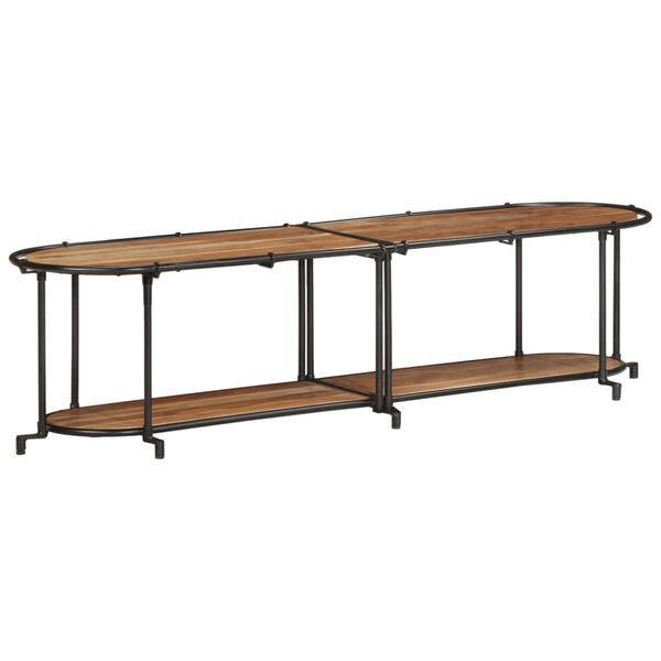 vidaXL TV Cabinet 160x42x40 cm Solid Wood Acacia