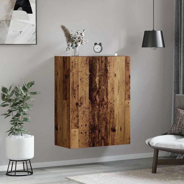 vidaXL Wall Mounted Cabinet Brown 69.5 x 34 x 90 cm Engineered wood