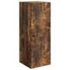 vidaXL Wall-Mounted Cabinet Smoked Oak 33 x 34.5 x 90 cm