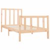 vidaXL Bed Frame without Mattress 90x200 cm Solid Wood Pine