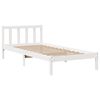 vidaXL Bed Frame without Mattress White 90x190 cm Single Solid Wood Pine