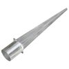 vidaXL Ground Spikes 6 pcs Silver 12x91 cm Galvanised Steel