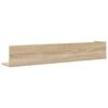 vidaXL Wall Shelves 2 pcs Sonoma Oak 100x16.5x16.5 cm Engineered Wood
