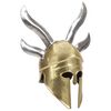 vidaXL Greek Warrior Helmet Antique Replica LARP Brass Steel
