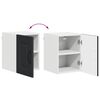 vidaXL Kitchen Cabinet with Storage Kalmar 2 pcs Black 30 x 31 x 40 cm