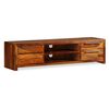 vidaXL TV Cabinet Solid Acacia Wood 120x30x30 cm