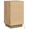 vidaXL Bedside Cabinet Artisan Oak 39 x 34.5 x 65 cm Engineered wood