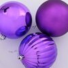 vidaXL Christmas Bauble Set XL 9 pcs Lilac Plastic