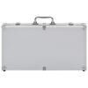 vidaXL Gun Case Aluminium ABS Silver