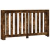 vidaXL Radiator Cover Smoked Oak 149x20x82 cm Engineered Wood