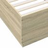vidaXL Bed Frame without Mattress Sonoma Oak 90x200 cm