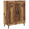 vidaXL Highboard 2 pcs Old Wood Engineered Wood