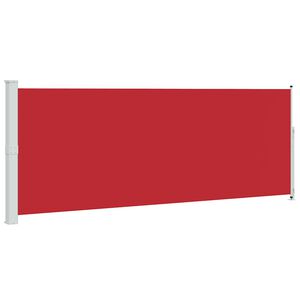 vidaXL Patio Retractable Side Awning 180x500 cm Red