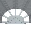 vidaXL Collapsible Terrace Side Awning Grey 160 cm