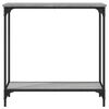 vidaXL Console Table Grey Sonoma 75x30.5x75 cm Engineered Wood