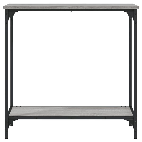 vidaXL Console Table Grey Sonoma 75x30.5x75 cm Engineered Wood