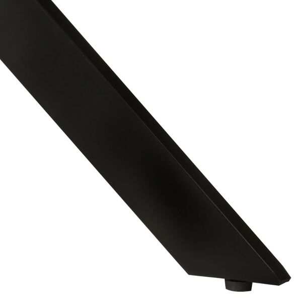 vidaXL Dining Table &Oslash;110x78 cm Solid Wood Reclaimed and Steel