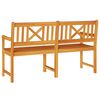 vidaXL Garden Bench Brown 150 x 56 x 90 cm Solid Acacia Wood