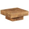 vidaXL Coffee Table Solid Reclaimed Wood 70x70x30 cm