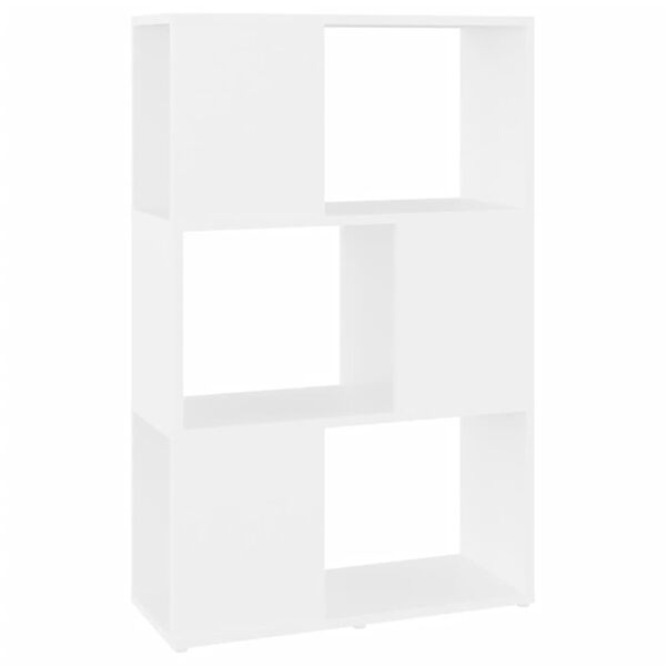 vidaXL Book Cabinet Room Divider White 60x24x94 cm Engineered Wood