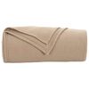 vidaXL Throw Blanket Camel 170 x 130 cm Fleece