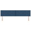 vidaXL Headboard with Headboard Blue 200 cm Faux Leather