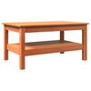 vidaXL Coffee Table Wax Brown 80x50x40 cm Solid Wood Pine