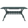 vidaXL 5 Piece Garden Dining Set Green Cast Aluminium