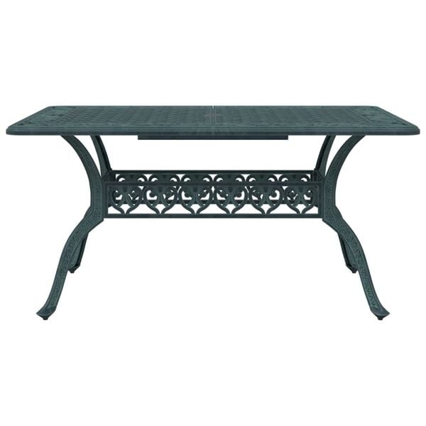 vidaXL 5 Piece Garden Dining Set Green Cast Aluminium