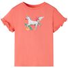 Kids'T-shirt with Short Sleeves Coral 140