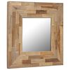 vidaXL Mirror Reclaimed Teak 50x50 cm