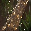HI LED Solar Garden Light Rope 20 m Copper