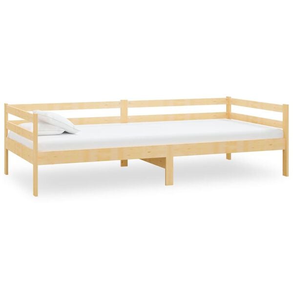 vidaXL Day Bed without Mattress Solid Wood Pine 90x200cm
