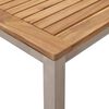 vidaXL DiningTable Brown 200 x 90 x 75 cm Solid Teak Wood