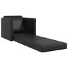 vidaXL Sofa Bed Black 74 x 77 x 81 cm Velvet