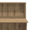 vidaXL Reception Desk Artisan Oak 100x50x103.5 cm Engineered Wood