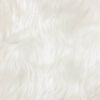 vidaXL Faux Sheepskin Rug Tafalla White &Oslash; 80 cm Polyester