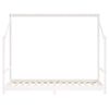 vidaXL Kids Bed Frame White 90x190 cm Solid Wood Pine