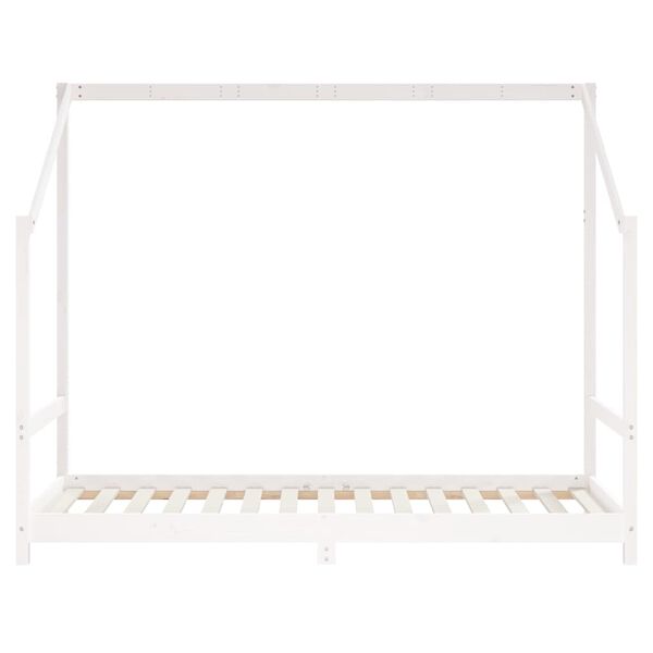 vidaXL Kids Bed Frame White 90x190 cm Solid Wood Pine