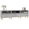 vidaXL TV Cabinet Concrete Grey 150x30x44.5 cm Engineered Wood
